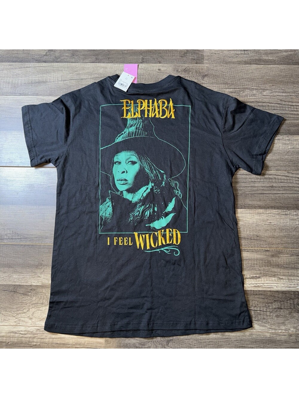 Women's Target Wicked - Elphaba I feel Wicked T-shirt Size XX-small Black  NWT